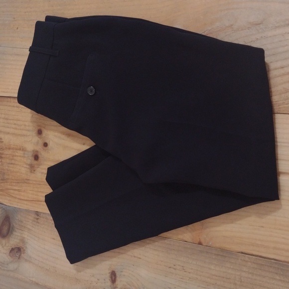 Vince Black Crepe Tailored Straight Leg Pant Size 0 - Picture 12 of 14